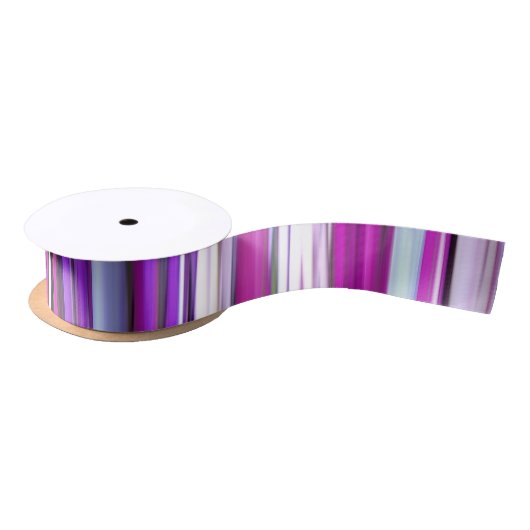 抽象芸術#2:紫ぼやけ サテンリボン (リール)