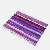 抽象芸術#2：紫ぼやけ ドアマット (アングル)