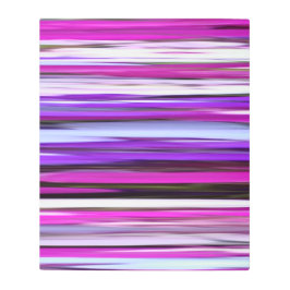 抽象芸術#2：紫ぼやけ メタルプリント