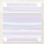 抽象芸術#2：紫外線ぼやけ ガラスコースター (裏面)