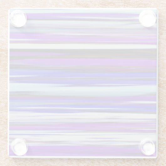 抽象芸術#2：紫外線ぼやけ ガラスコースター (裏面)