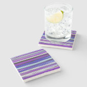 抽象芸術#2：紫外線ぼやけ ストーンコースター (横)