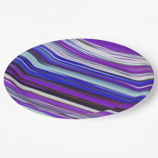 抽象芸術#2：紫外線ぼやけ ペーパープレート (アングル)