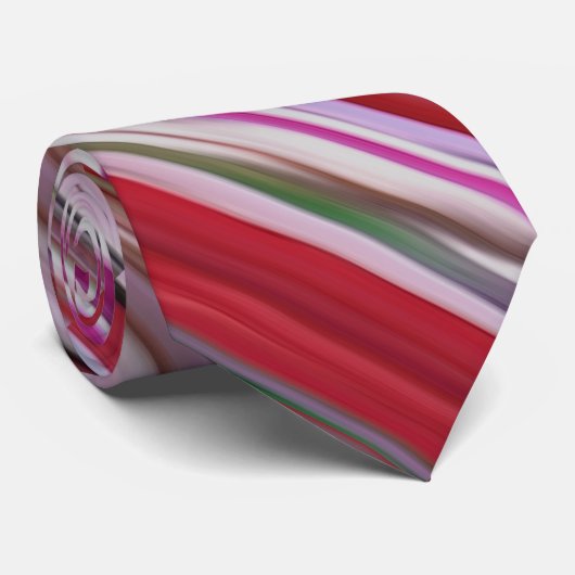 抽象芸術#2:赤ぼやけ ネクタイ (ロール)