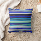 抽象芸術#2：青ぼやけ クッション (ブランケット)