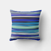 抽象芸術#2：青ぼやけ クッション (裏面)