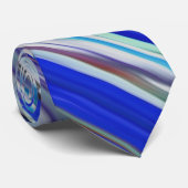 抽象芸術#2：青ぼやけ ネクタイ (ロール)