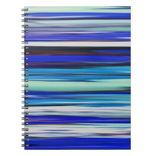 抽象芸術#2:青ぼやけ ノートブック (正面)