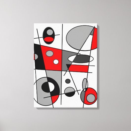 抽象芸術#35 キャンバスプリント (正面)