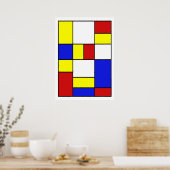 抽象芸術#378 ポスター (キッチン)