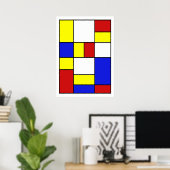 抽象芸術#378 ポスター (ホームオフィス)