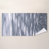 抽象芸術#3:ガンメタルきらめく バスタオル (バスタオル)