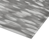 抽象芸術#3：シルバーグレーきらめく カッティングボード (角)