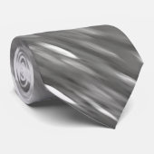 抽象芸術#3:シルバーグレーきらめく ネクタイ (ロール)