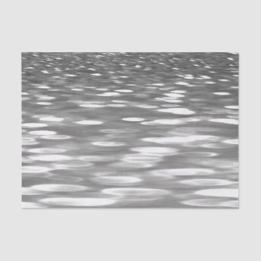 抽象芸術#3：シルバーグレーきらめく 薄葉紙 (正面)