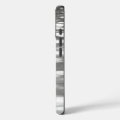 抽象芸術#3：シルバーグレーきらめく Case-Mate iPhoneケース (裏面 / 左)
