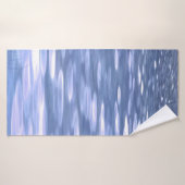 抽象芸術#3：パウダーブルーきらめく バスタオル (バスタオル)