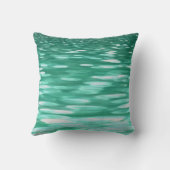 抽象芸術#3：緑のきらめく クッション (裏面)