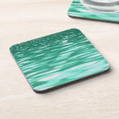 抽象芸術#3：緑のきらめく コースター (左側)