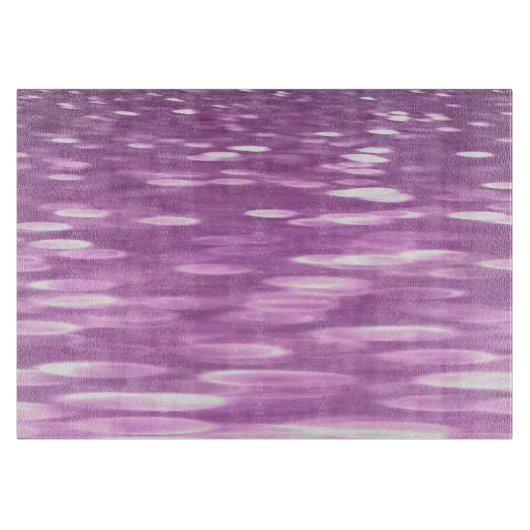 抽象芸術#3:薄紫きらめく カッティングボード (正面)