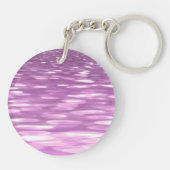 抽象芸術#3:薄紫きらめく キーホルダー (裏面)
