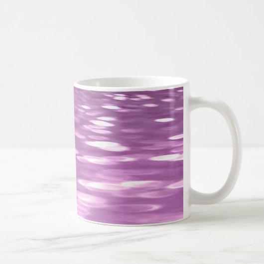 抽象芸術#3:薄紫きらめく コーヒーマグカップ (右)