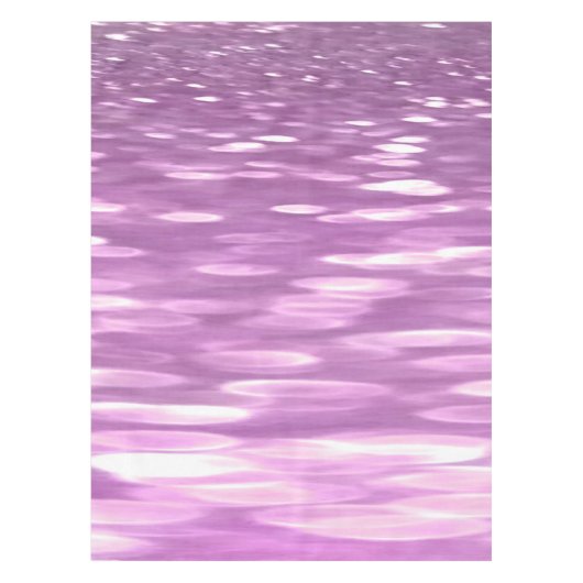 抽象芸術#3:薄紫きらめく テーブルクロス (正面)
