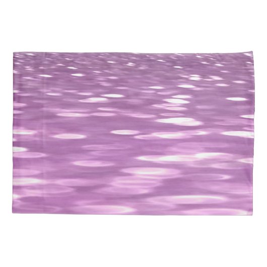 抽象芸術#3:薄紫きらめく 枕カバー (裏面)