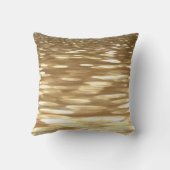 抽象芸術#3:金ゴールドきらめく クッション (裏面)