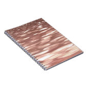 抽象芸術#3：銅バラ金ゴールドきらめく ノートブック (右側)