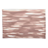 抽象芸術#3：銅バラ金ゴールドきらめく 枕カバー (正面)