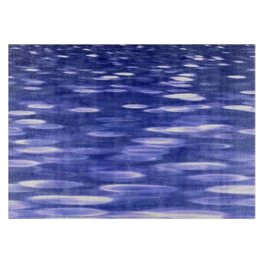 抽象芸術#3：青きらめく カッティングボード (正面)