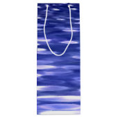 抽象芸術#3：青きらめく ワインギフトバッグ (裏面)