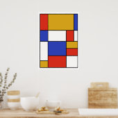 抽象芸術#401 ポスター (キッチン)