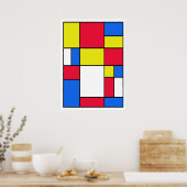 抽象芸術#402 ポスター (キッチン)