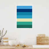 抽象芸術#409 ポスター (キッチン)