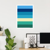 抽象芸術#409 ポスター (ホームオフィス)