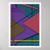 抽象芸術#413 ポスター (正面)