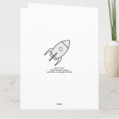 抽象芸術#421ハッピーバースデー! カード (裏面)