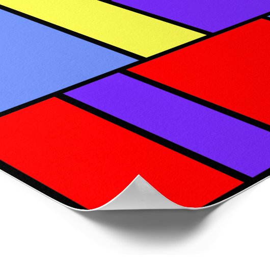 抽象芸術#482 ポスター (角)