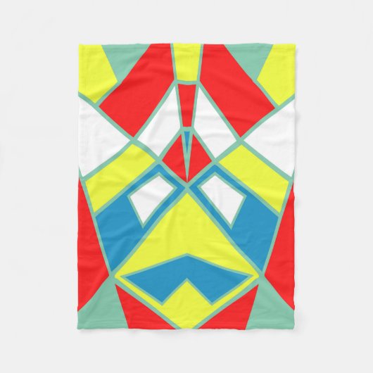 抽象芸術#601 フリースブランケット (正面)