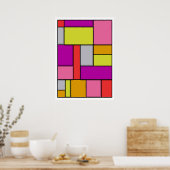 抽象芸術#60 ポスター (キッチン)