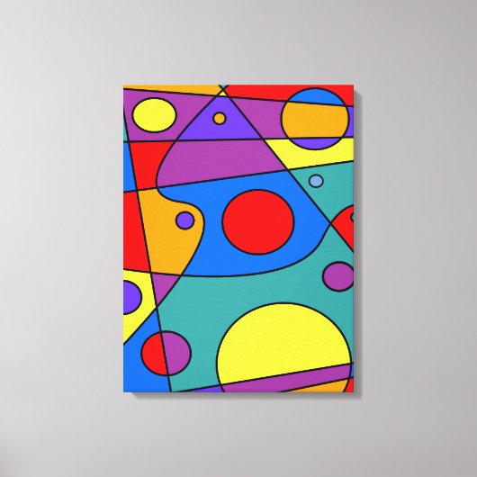 抽象芸術#71 キャンバスプリント (正面)