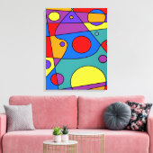 抽象芸術#71 キャンバスプリント (インサイチュ (リビング))