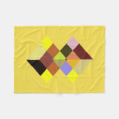 抽象芸術#727 フリースブランケット (正面(横))