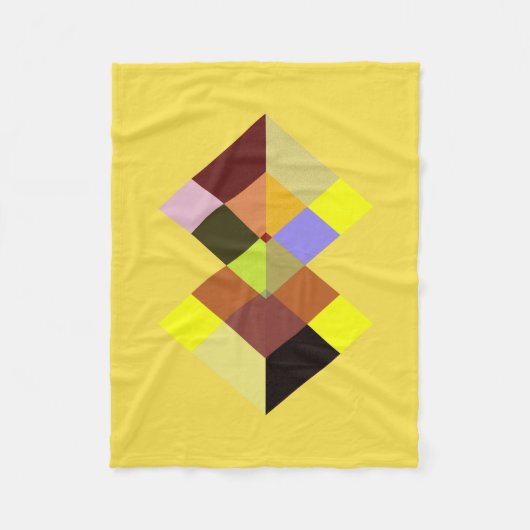 抽象芸術#727 フリースブランケット (正面)