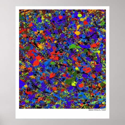 抽象芸術#738 ポスター (正面)