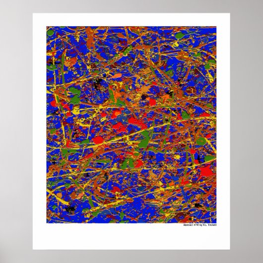 抽象芸術#741 ポスター (正面)