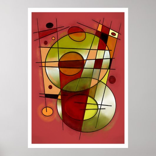 抽象芸術#752 ポスター (正面)