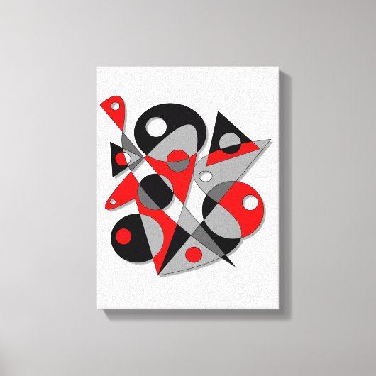 抽象芸術#81 キャンバスプリント (正面)